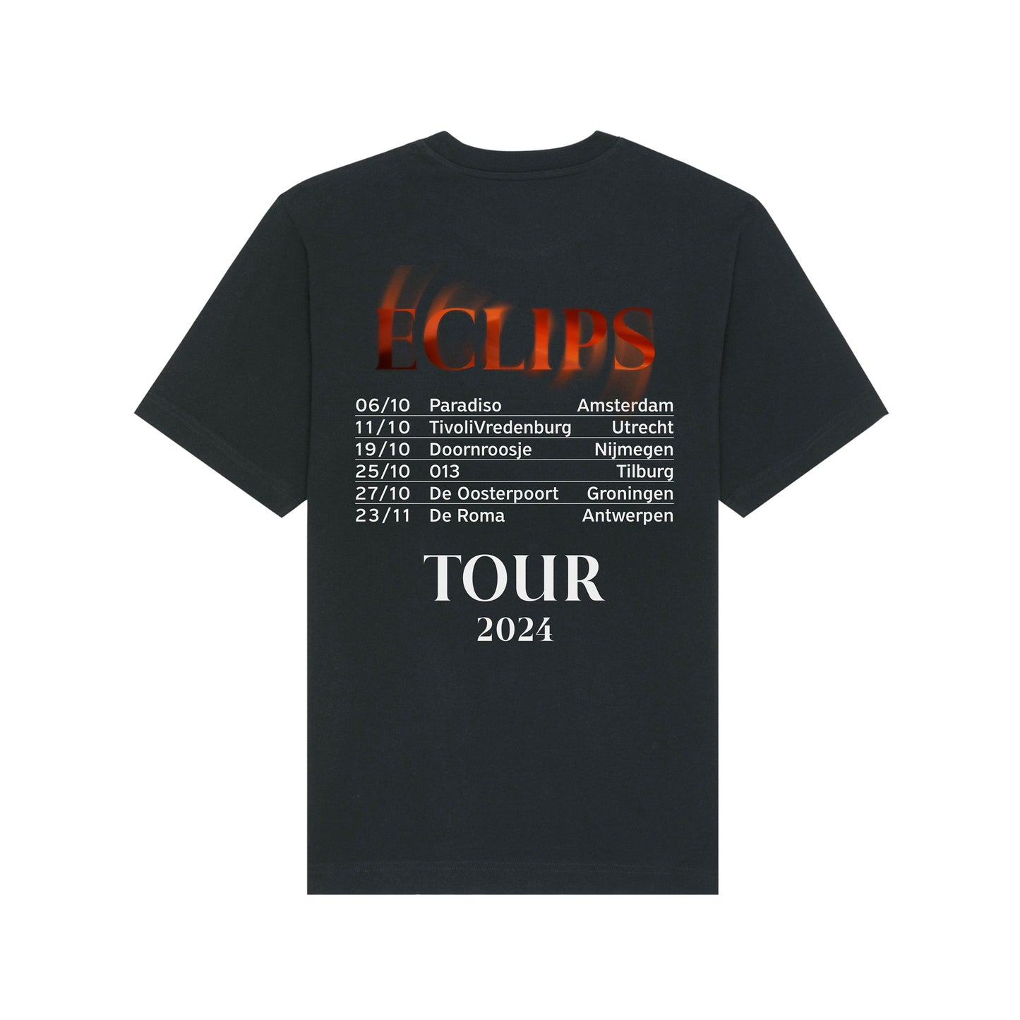 Eclips Tour T-Shirt in zwart